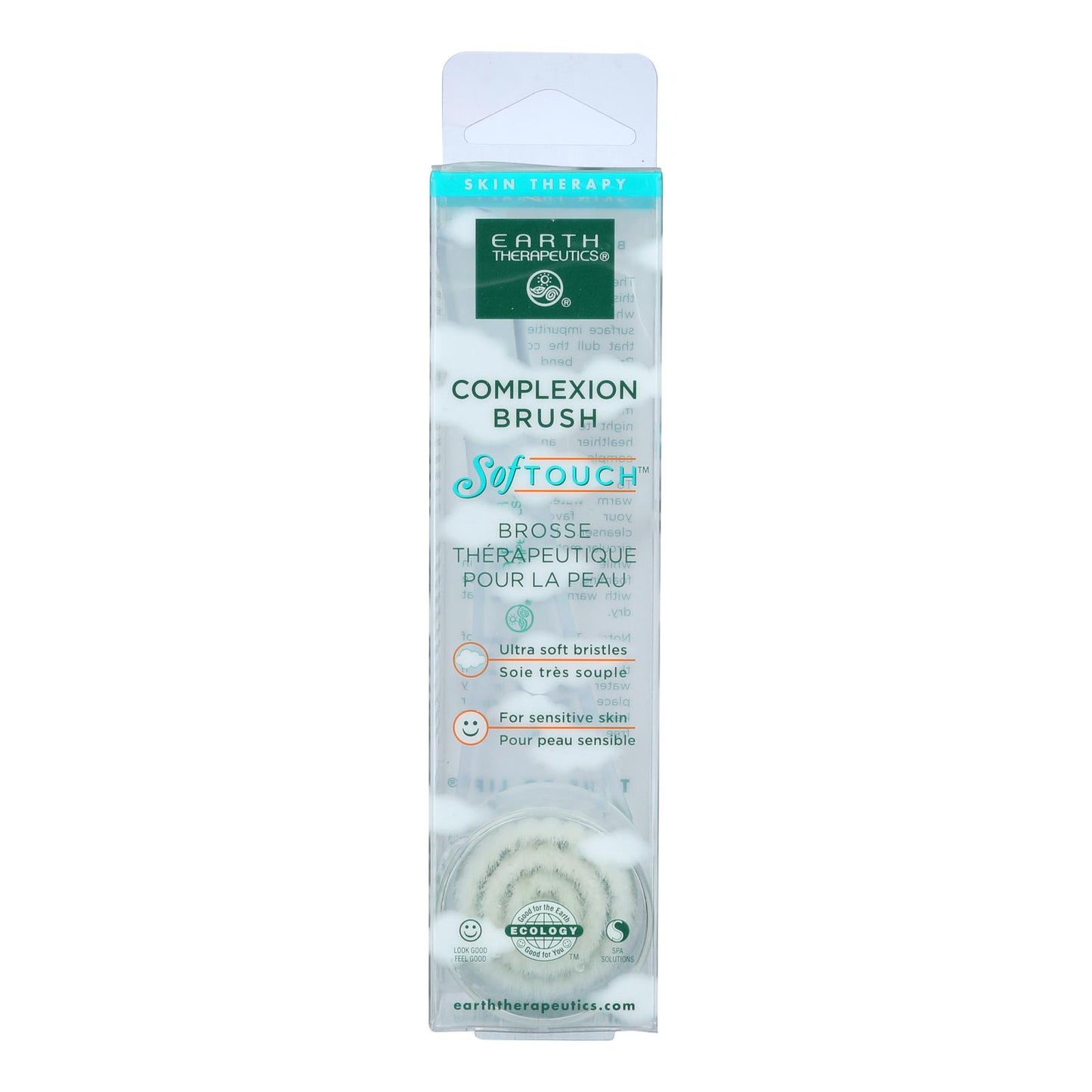 Earth Therapeutics - Cepillo Soft Tch Complexion - 1 unidad - Cepillo