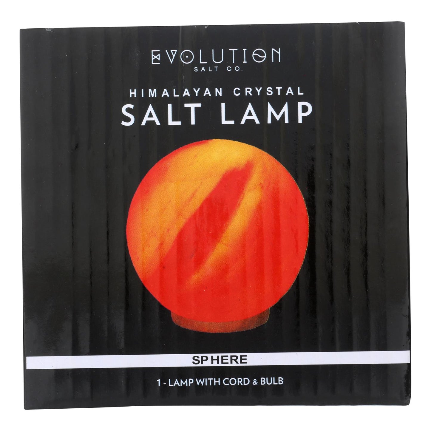 Evolution Salt Crystal Salt Lamp - Sphere - 6 Inches - 1 Count