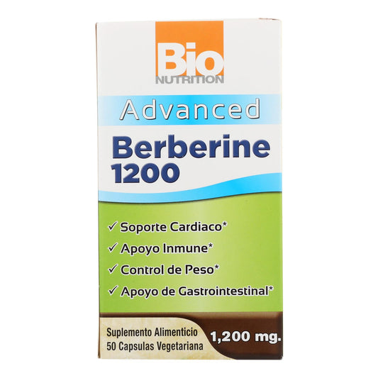 Bio Nutrition - Berberina 1200 Advanced - 1 unidad - 50 cápsulas vegetales