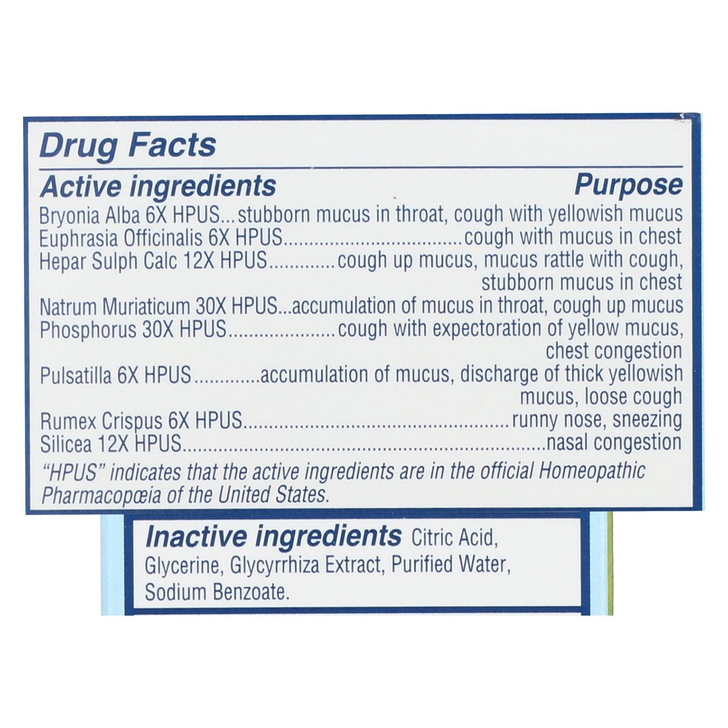 Medicamento homeopático para aliviar la mucosidad y el resfriado en bebés de Hyland's - 1 unidad - 4 oz
