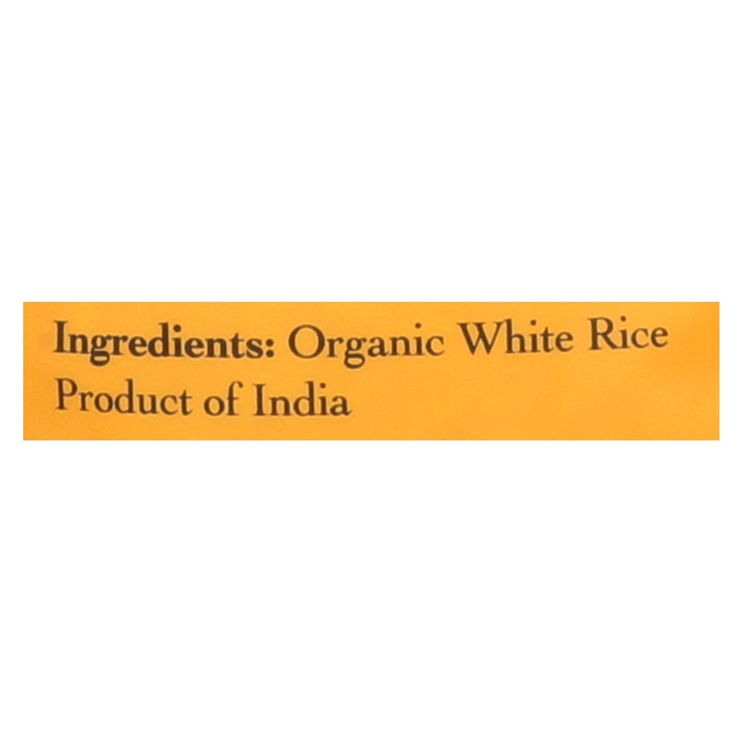 Lotus Foods Organic Rice - Jasmine - Case Of 6 - 30 Oz