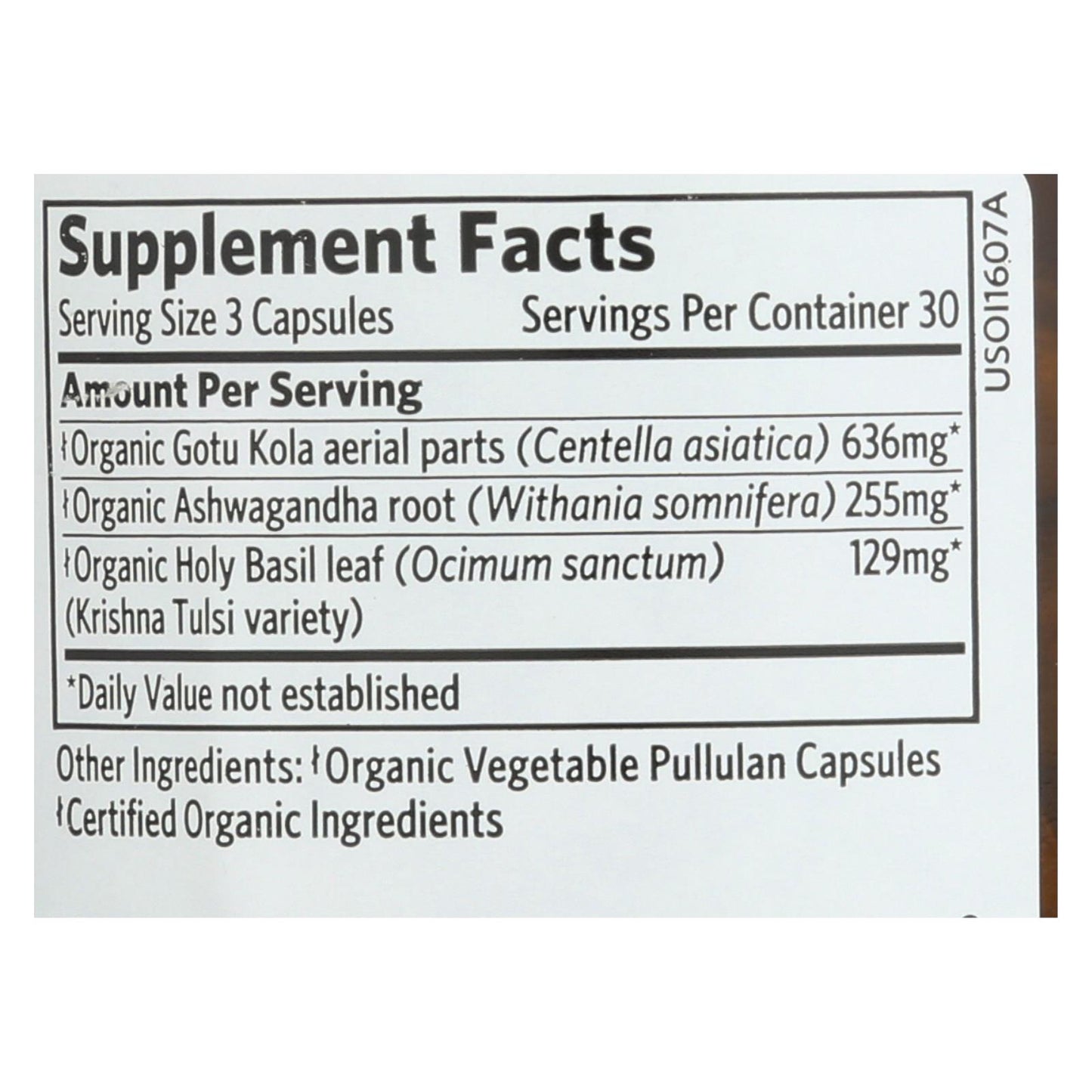 Suplemento de hierbas integrales de Organic India, sueño tranquilo, 1 unidad, 90 cápsulas vegetales