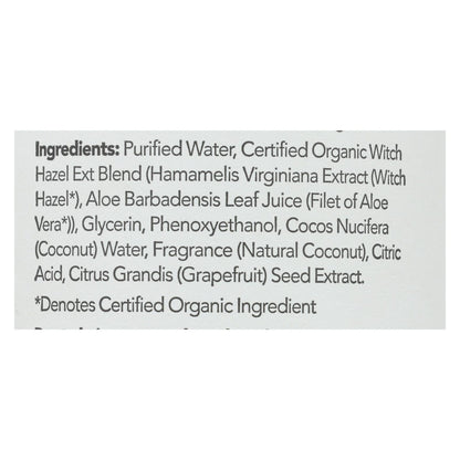 Tónico de agua de coco sin alcohol con hamamelis de Thayers, 1 unidad, 12 onzas líquidas