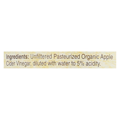 North Coast Organic Unfiltered Apple Cider Vinegar  - Case Of 6 - 32 Fz