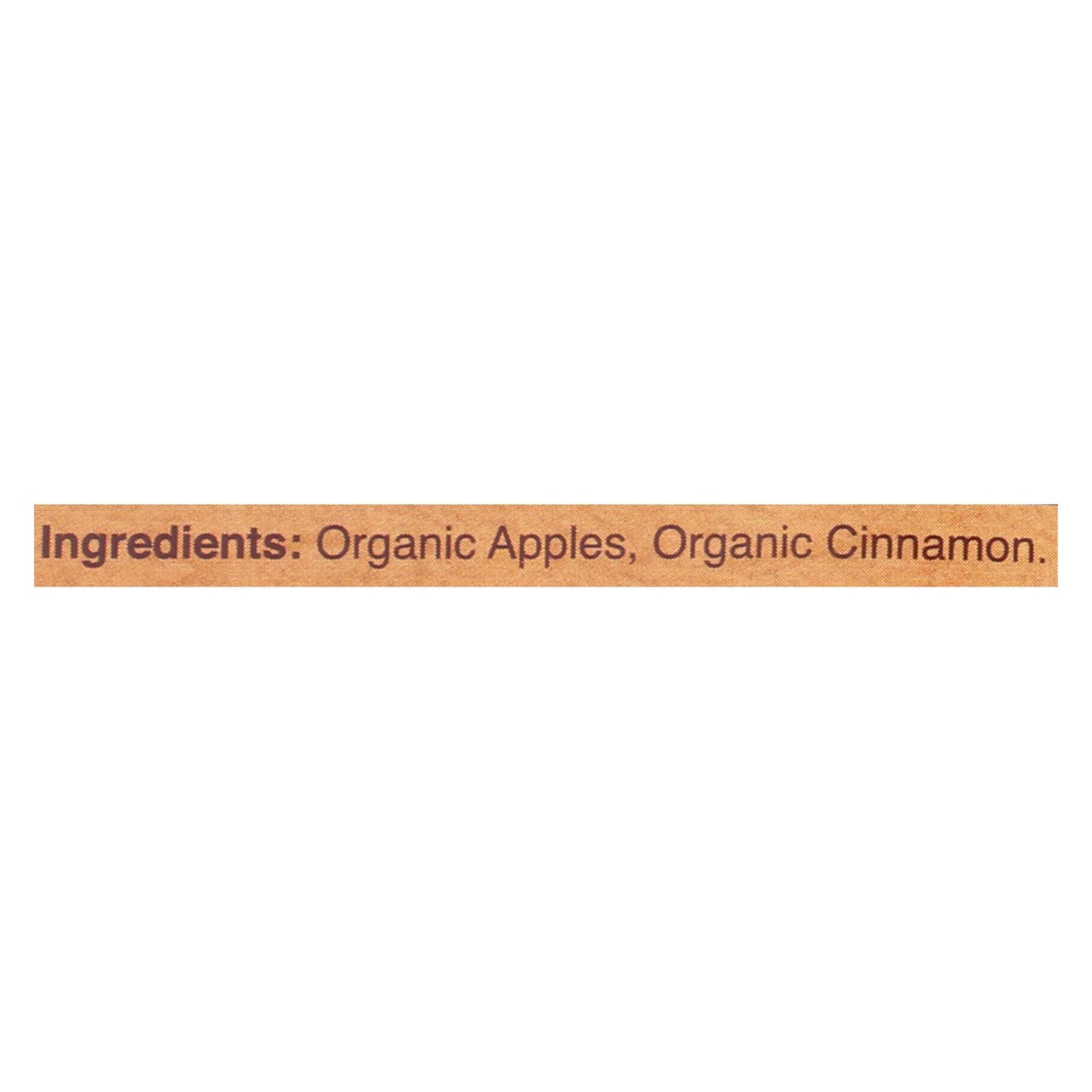 Puré de manzana orgánico de la costa norte - Caja de 12 - 4/4 oz