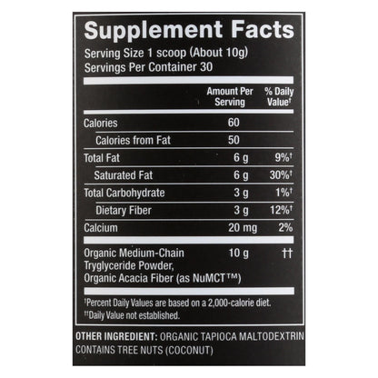 Nutiva - Polvo Mct - 1 unidad - 10,6 oz