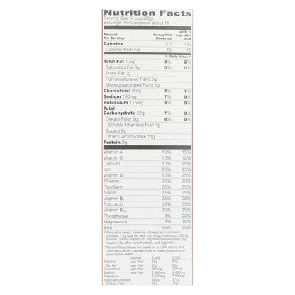 General Mills - Cereales Cheerios con sabor a miel y nueces - Caja de 10 - 15,4 oz