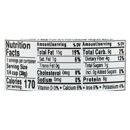 Aurora Natural Products - Organic Raw California Almonds - Case Of 12 - 9.5 Oz.