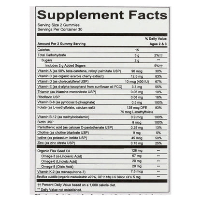 Smartypants - Gummy Vitamin Tdlr Complt - 1 Each - 60 Ct