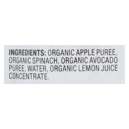 Plum Organics Plum Stage2 Blends Baby Food Apple Spinach Avocado - Case Of 6 - 3.5 Oz