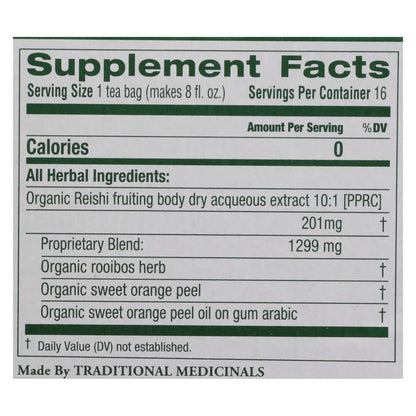 Traditional Medicinals - Tea Herbal Reishi - Case Of 6 - 16 Bag