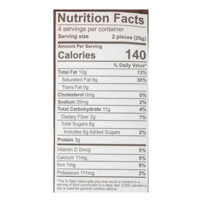 Emmy's Organics - Bocaditos de mantequilla de maní con chocolate y crema de chocolate - Caja de 6 - 3,5 oz