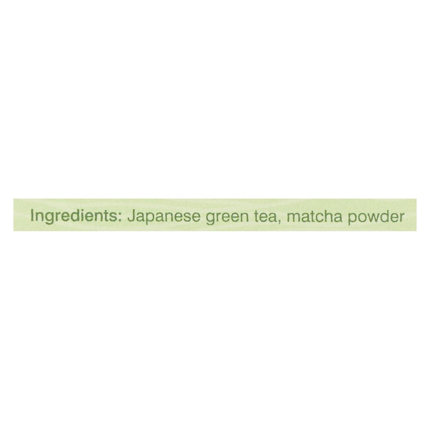 Matcha Love en té verde Matcha sabor tradicional - Caja de 6 - 10 bolsas