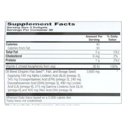 Nature's Life - Total Efa 1200 mg - 1 cada uno - 90 Sgel