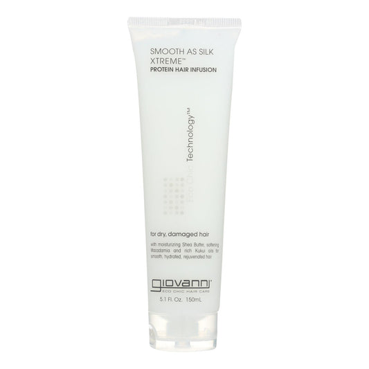 Infusión de proteína extrema para el cabello Giovanni Smooth As Silk - Tubo de 5,1 oz