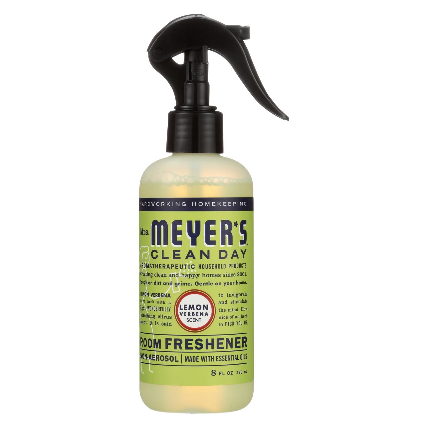 Mrs. Meyer's Clean Day - Ambientador - Verbena de limón - Caja de 6 - 8 oz