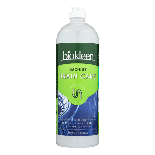 Biokleen Drain Care - Quitamanchas y olores - Caja de 6 - 32 Fl Oz.