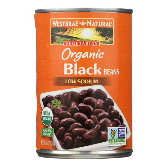 Westbrae Foods Organic Black Beans - Case Of 12 - 15 Oz.