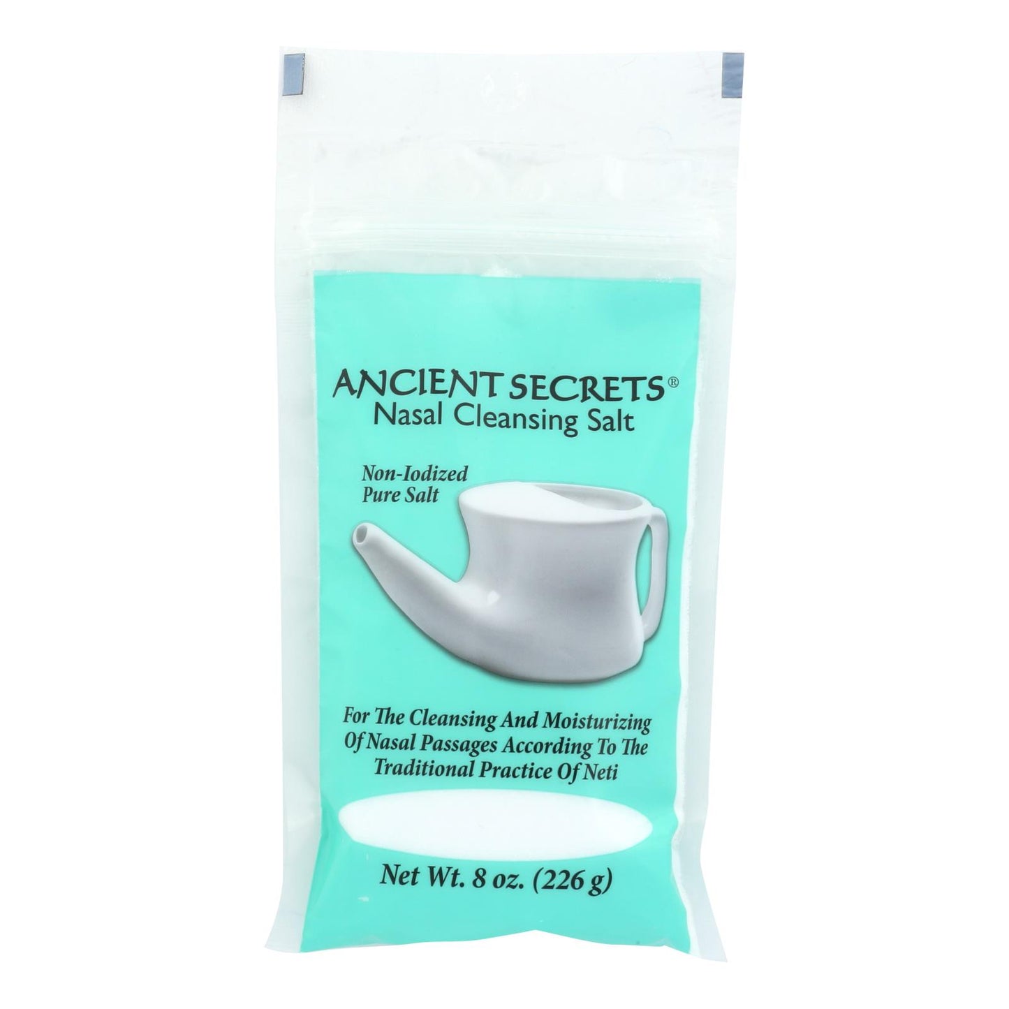 Sal para limpieza nasal Ancient Secrets, 8 oz