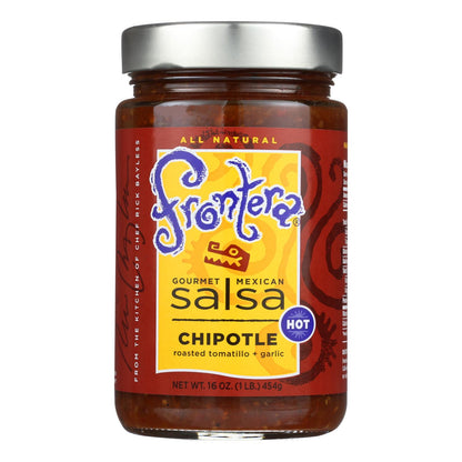 Frontera Foods Chipotle Salsa - Chipotle - 6 盒装 - 16 盎司。