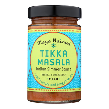 Maya Kaimal Tikka Masala Simmer Sauce - Case Of 6 - 12.5 Oz.