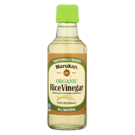 Vinagre de arroz orgánico Marukan - Caja de 6 - 12 fl oz.