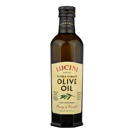 Aceite de oliva virgen extra Lucini Italia Select - Caja de 6 - 17 fl oz.