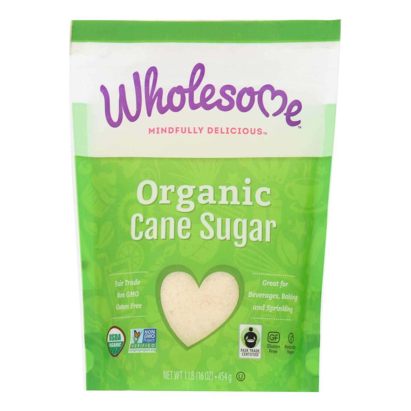 Wholesome Sweeteners Sugar - Organic - Milled - Unrefined - Case Of 12 Lbs