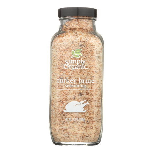 Simply Organic Turkey Brine Seasoning - Case Of 6 - 14.1 Oz.