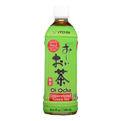 Té verde japonés sin azúcar Ito En Oi Ocha - Caja de 12 - 16,9 oz