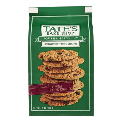 Galletas de avena y pasas de Tate's Bake Shop - Caja de 12 - 7 oz