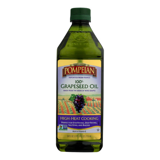 Aceite de semilla de uva 100% pompeyano - Caja de 6 - 24 Fz