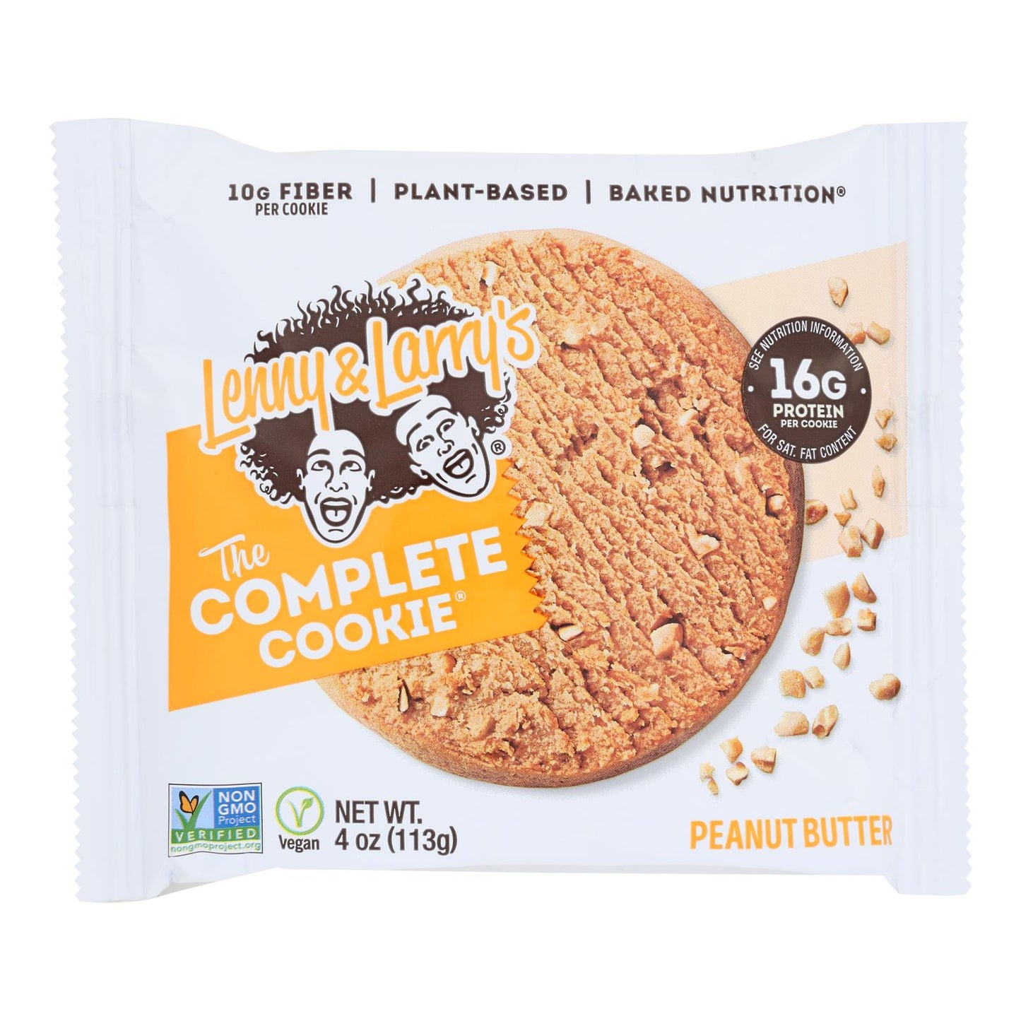 Lenny And Larry's The Complete Cookie - Peanut Butter - 4 Oz - Case Of 12