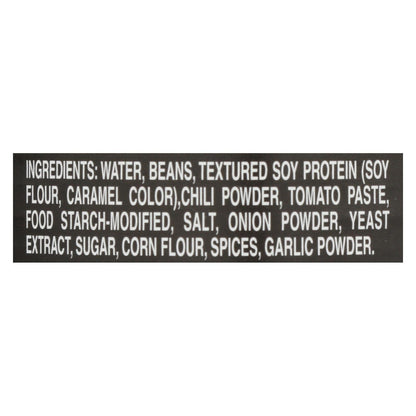 Chili vegetariano con frijoles Chilli Man - Caja de 12 - 15 oz