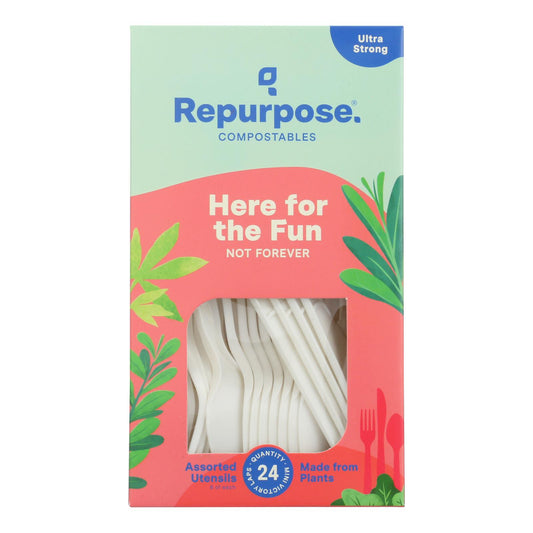 Repurpose Plant Base High Heat Utensils Set - Case Of 20 - 24 Count