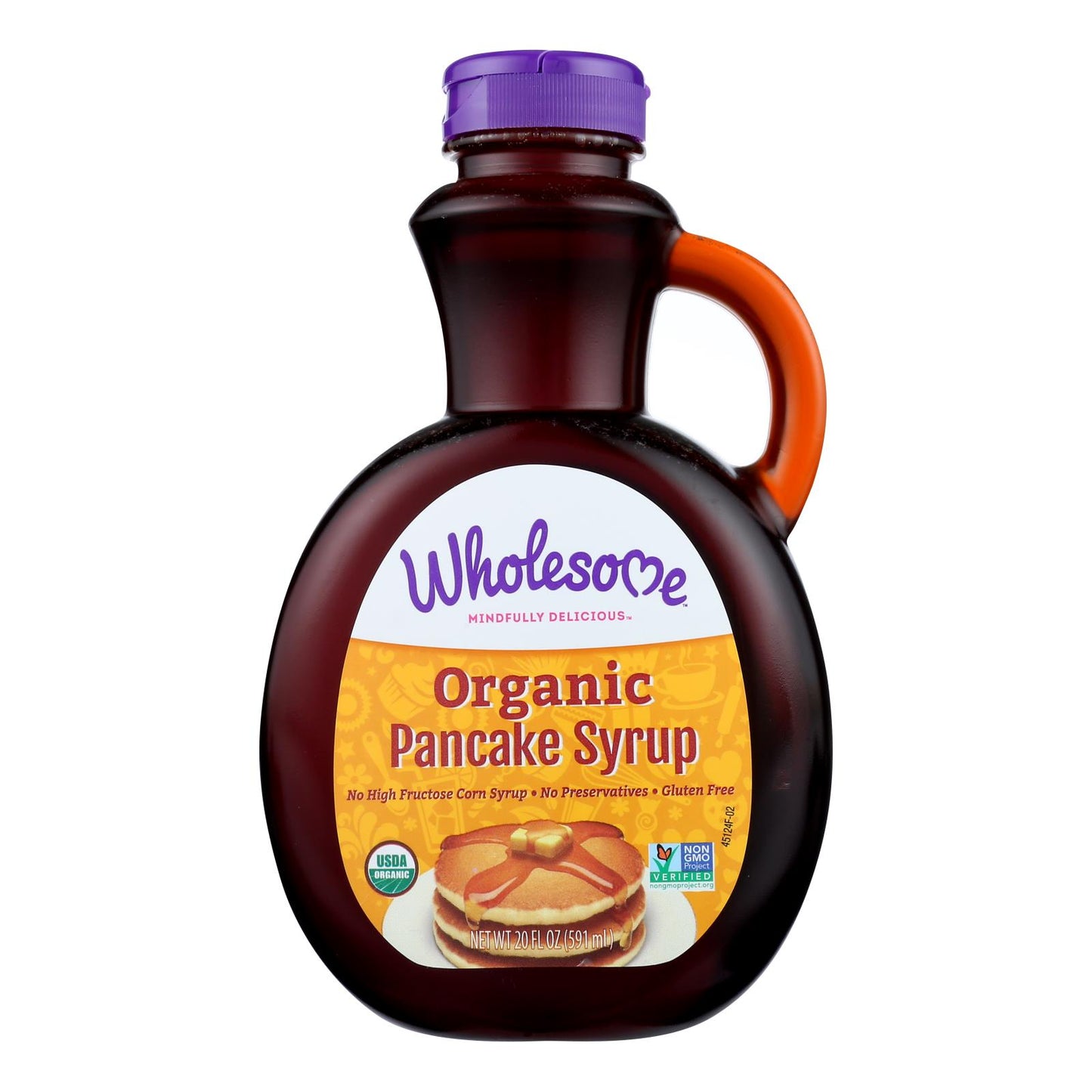 Wholesome Sweeteners Pancake Syrup - Organic - Original - 20 Oz - Case Of 6