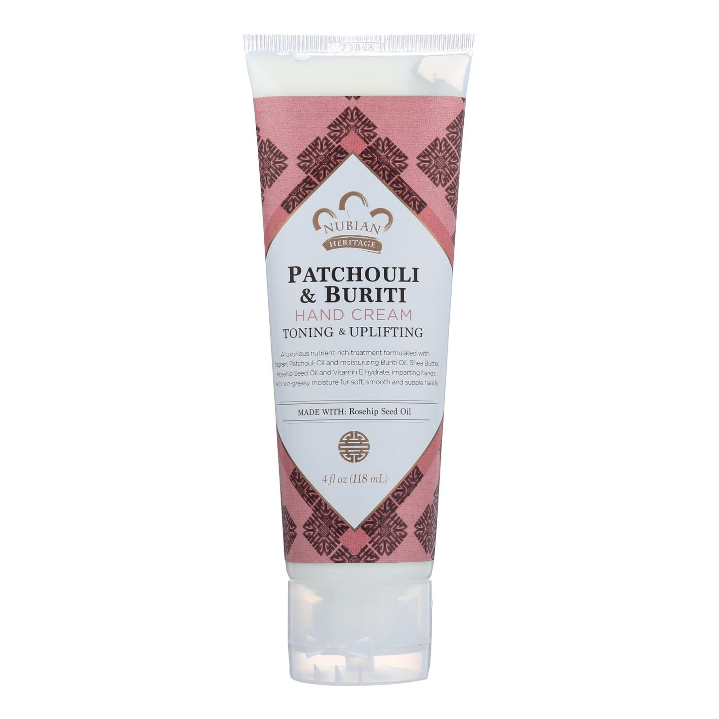 Crema de manos Nubian Heritage con pachulí y buriti, 1 unidad, 4 oz