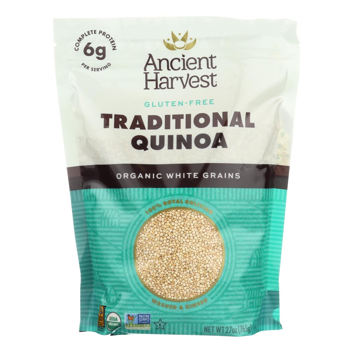 Ancient Harvest Quinoa - Organic - Traditional White - Case Of 6 - 27 Oz