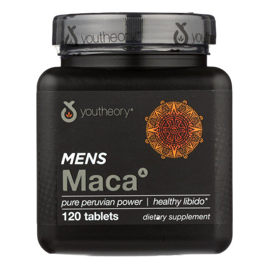 Suplemento dietético Youtheory Maca para hombres - 1 unidad - 120 tabletas