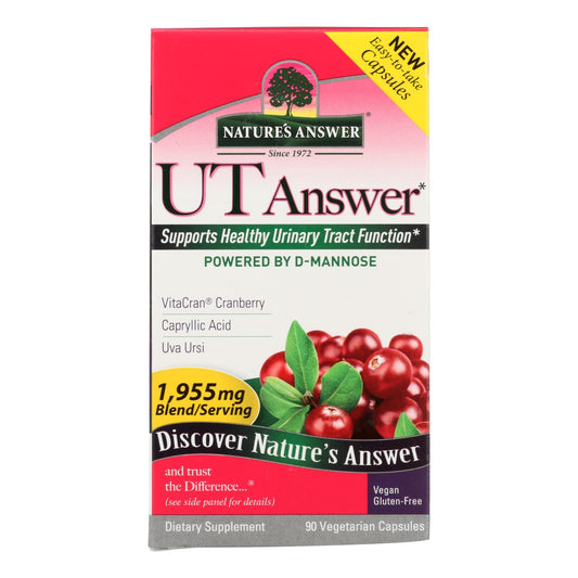 Suplemento dietético Ut Answer de Nature's Answer - 1 unidad - 90 cápsulas vegetales