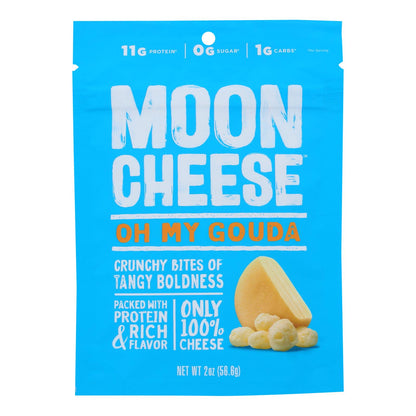 Moon Cheese Gouda Dehydrated Cheese Snack  - Case Of 12 - 2 Oz