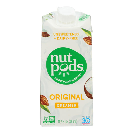 Nutpods - Crema original sin lácteos sin azúcar - Caja de 12 - 11,2 fl oz.