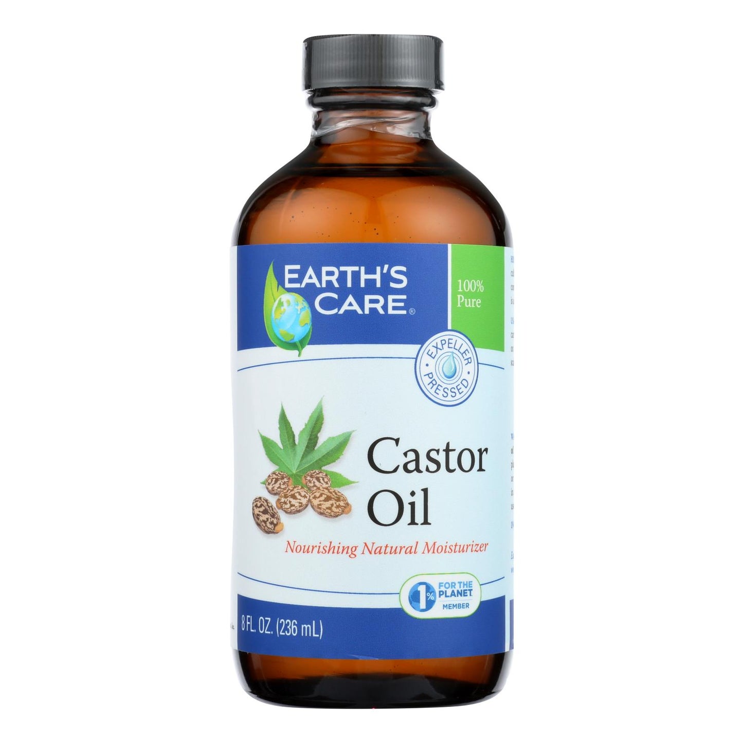 Earth's Care - Castor Oil - 1 Each - 8 Oz