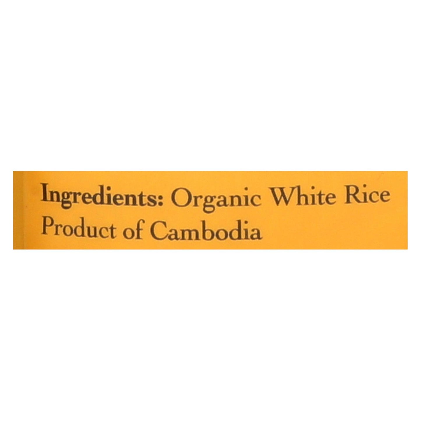 Lotus Foods Organic - Rice - White - Jasmine - Case Of 6 - 30 Oz