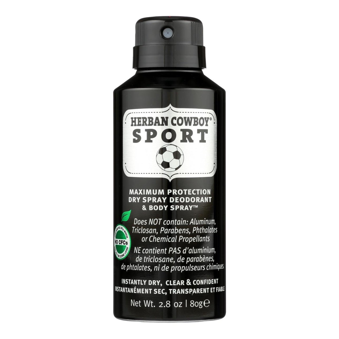 Herban Cowboy - Spray Dry Sport - 1 unidad - 2,8 oz