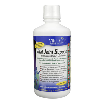 Vital Earth Minerals - Apoyo vital para las articulaciones - 1 unidad - 32 oz