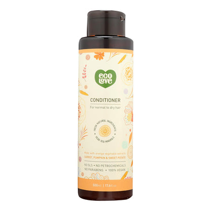 Ecolove - Acondicionador Naranja Veg Nrml&amp;dry - 1 Unidad - 17.6 Fz