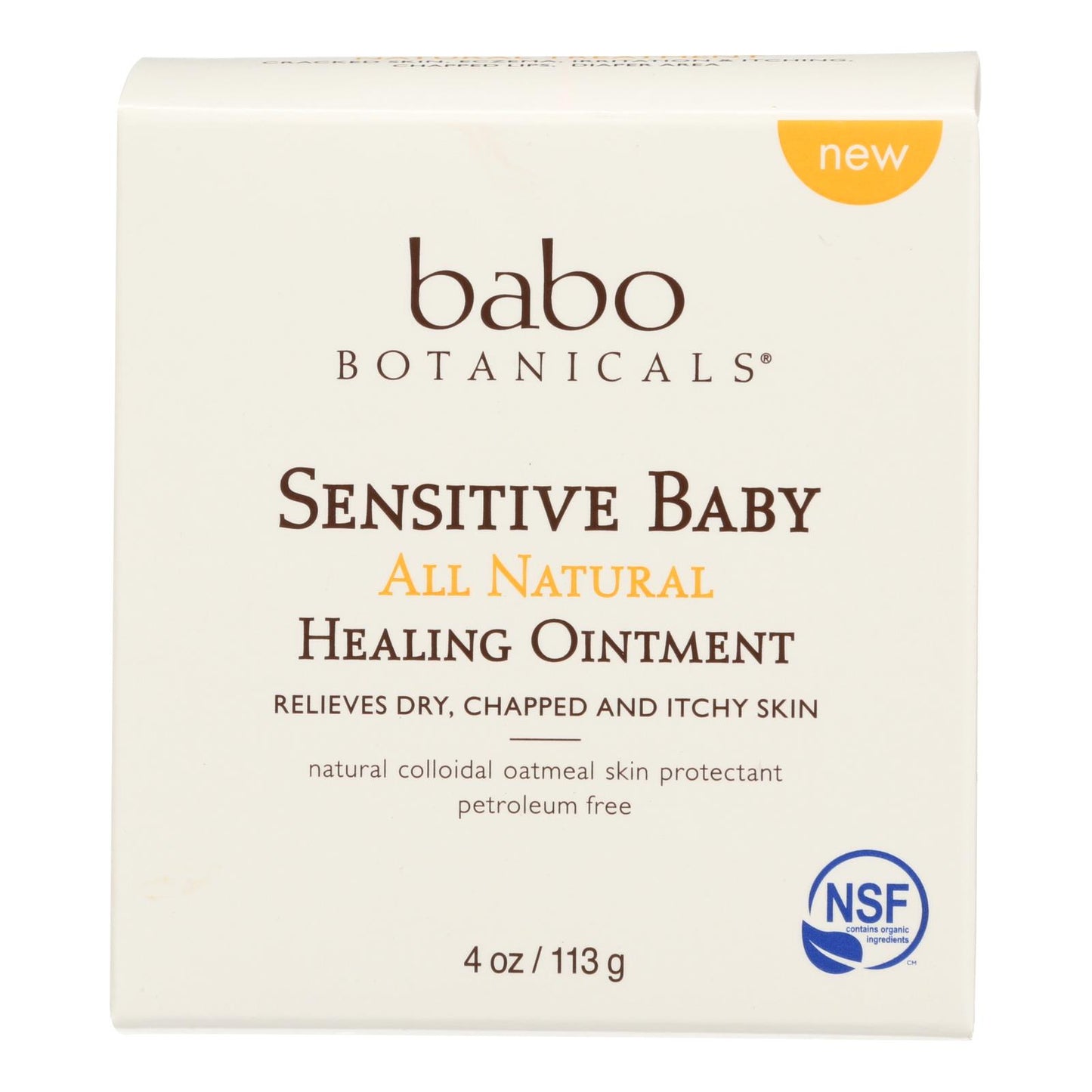 Babo Botanicals - Suero curativo para bebés Ontmnt - 1 unidad - 4 oz