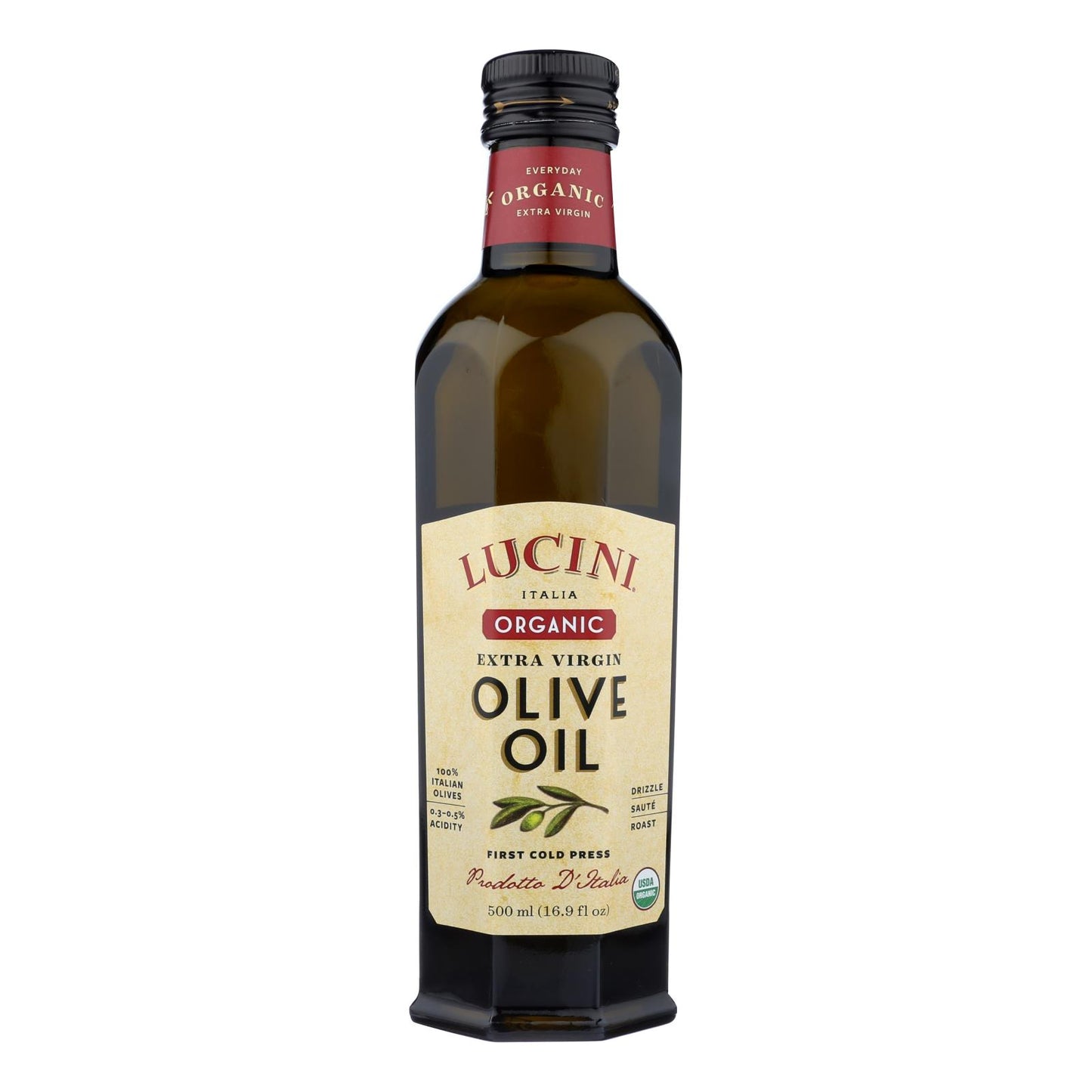 Lucini Italia Extra Virgin Olive Oil  - Case Of 6 - 16.9 Fz