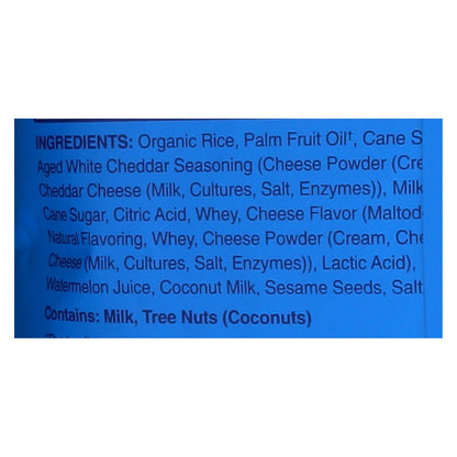 Dang - Chips de arroz glutinoso - Queso cheddar añejo - Caja de 12 - 3,5 oz.